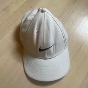 Nike Off-White Cap with Black Logo